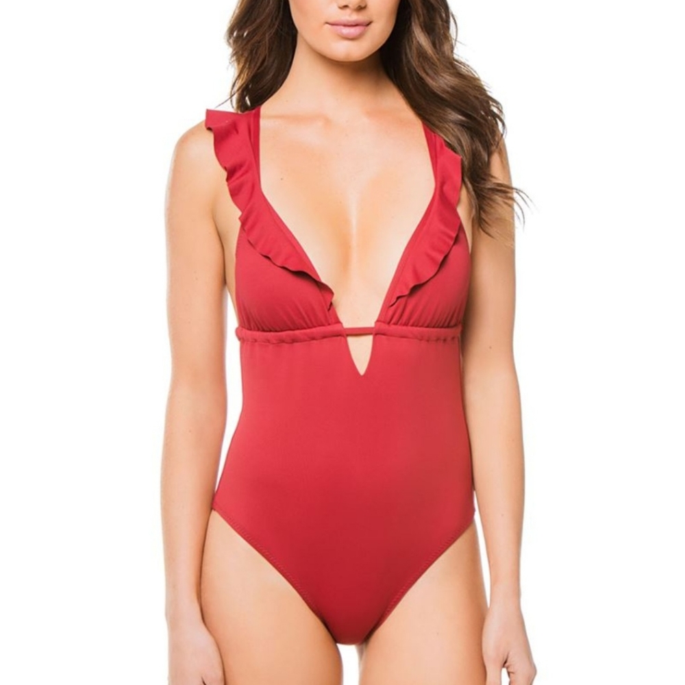 Eberjey Red One Piece Swimsuit